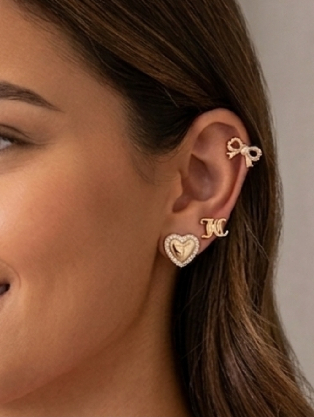 JUICY COUTURE 3-pair Earring Set - Picture 3 of 6